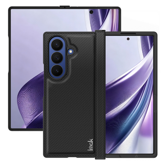 Hülle für Samsung Galaxy Z Fold8 Ultra F976, Imak, Carbon, Schwarz