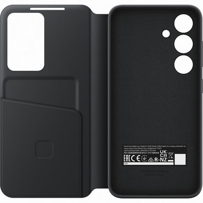 Hülle für Samsung Galaxy S24 S921, S-View Wallet, Schwarz EF-ZS921CBEGWW