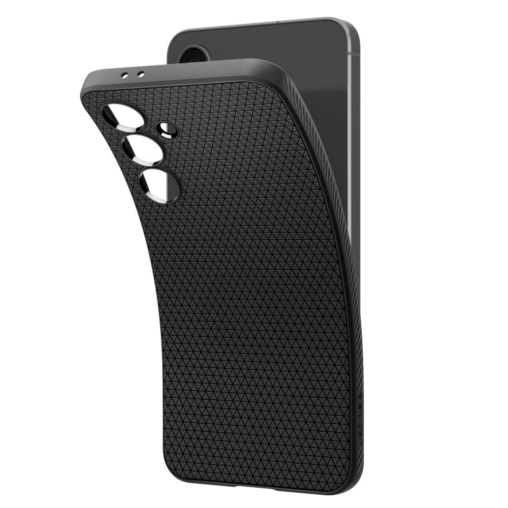 Case for Samsung Galaxy S24 FE S721, Spigen, Liquid Air Matte, Black ACS08618