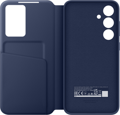 Case for Samsung Galaxy S24 FE S721, S-View Wallet, Blue EF-ZS721CLEGWW