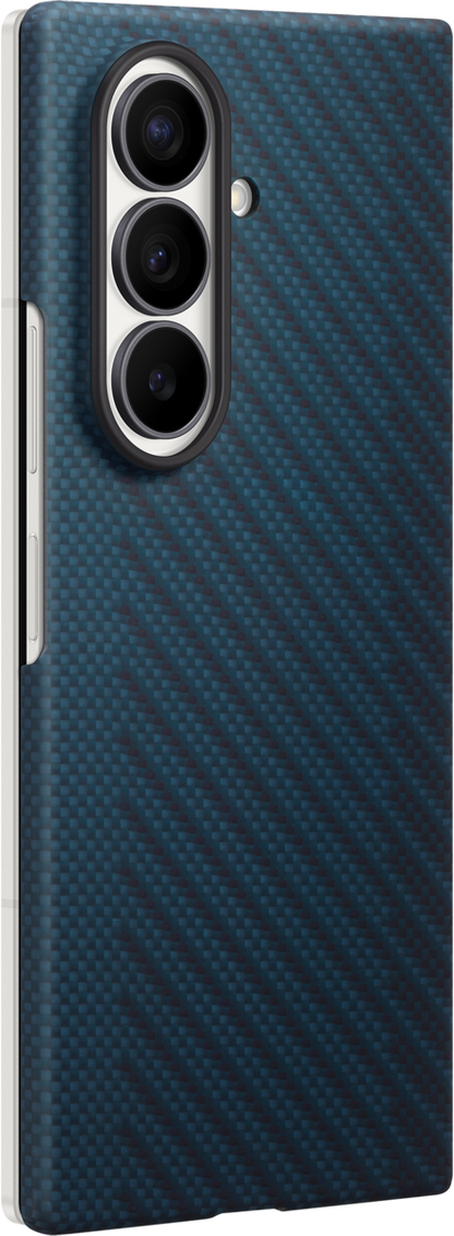 Hülle für Samsung Galaxy Z Fold8 Ultra F976, Carbon Magnet Case, Marineblau EF-KF976SNEGWW