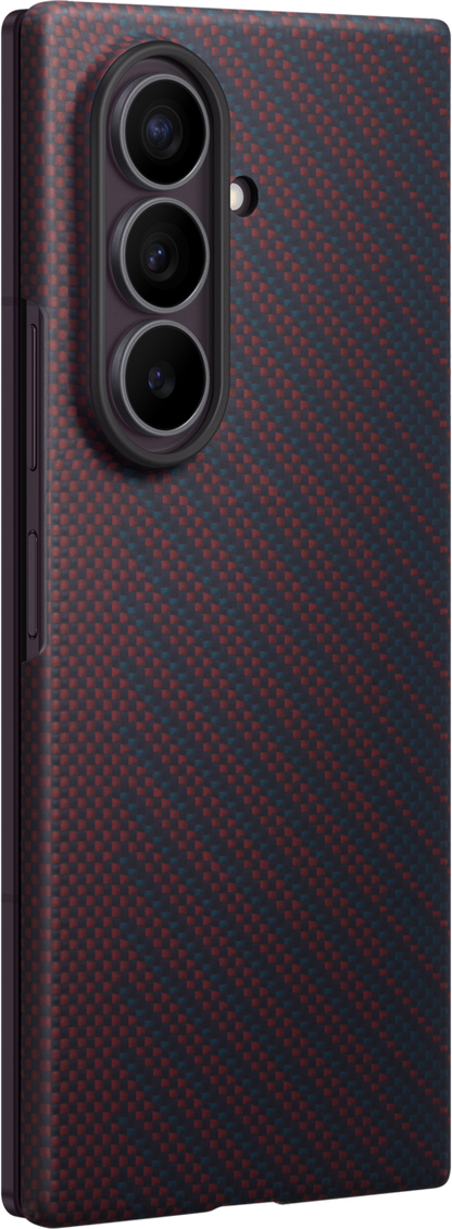 Case for Samsung Galaxy Z Fold8 Ultra F976, Carbon Magnet Case, Red EF-KF976SREGWW