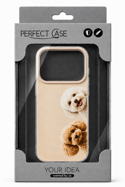 Hülle für Samsung Galaxy A07 5G A076 / A07 4G A075, Perfect Case, Dreamora Pudel, Mehrfarbig