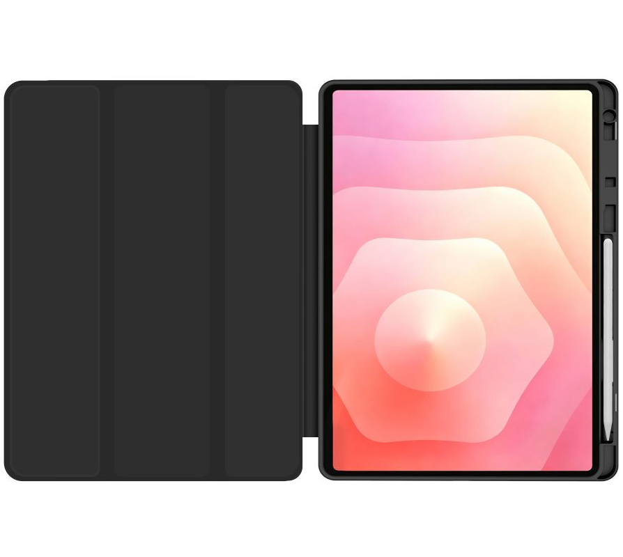 Hülle für Samsung Galaxy Tab S12 Plus, Tech-Protect, SC PEN, Schwarz