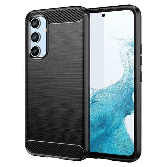 Hülle für Samsung Galaxy A54 A546, OEM, Carbon, Schwarz
