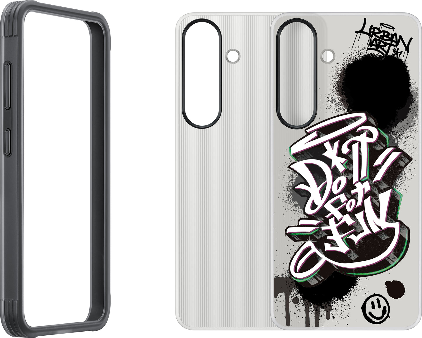 Hülle für Samsung Galaxy S25 S931, FlipSuit Rugged Case, Schwarz EF-JS931CBEGWW