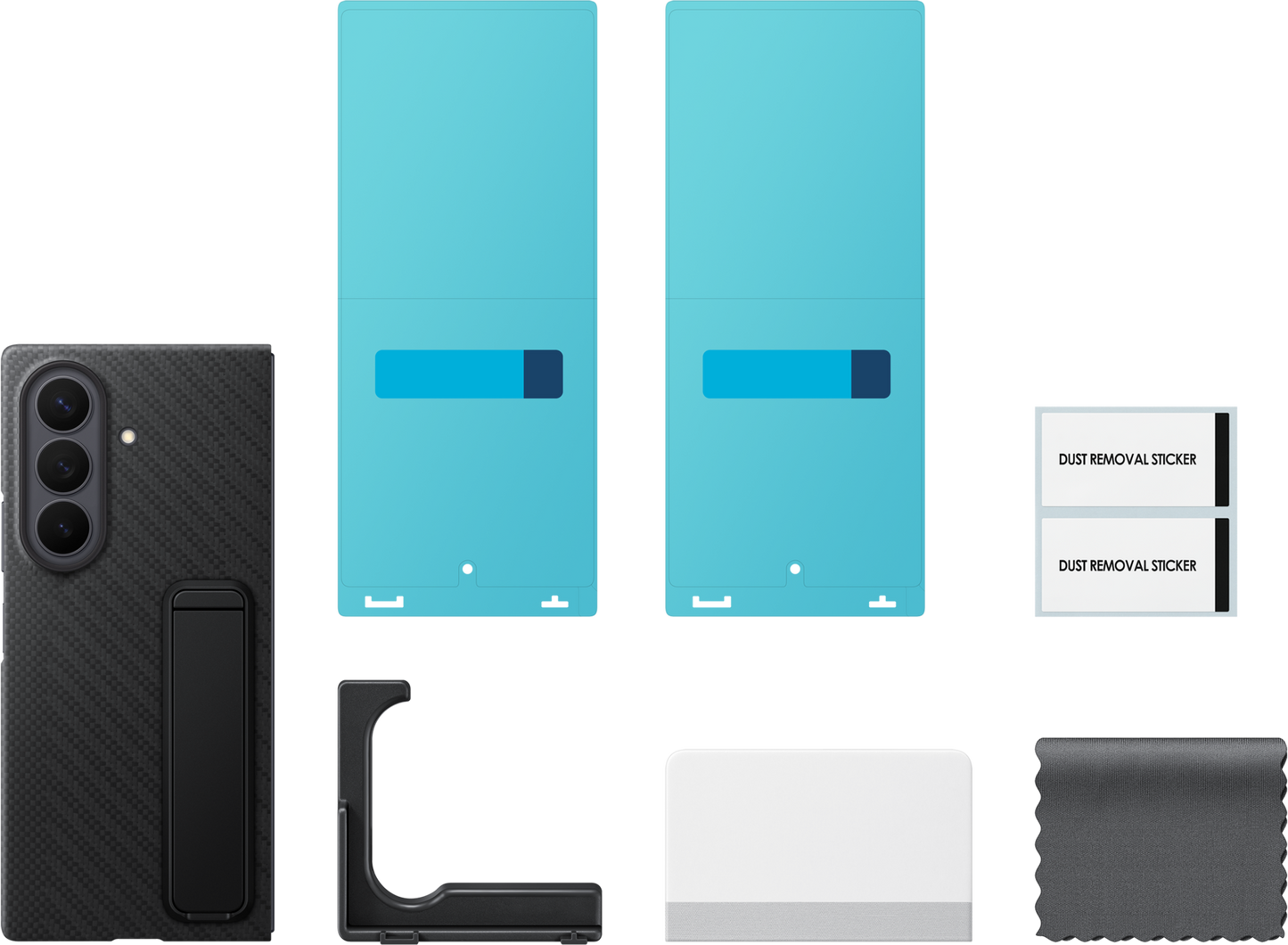 Hülle für Samsung Galaxy Z Fold8 Ultra F976, Carbon Standing, Schwarz EF-XF976SBEGWW
