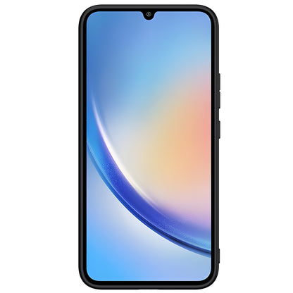 Hülle für Samsung Galaxy A34 A346, Nillkin, Strukturiert, Schwarz