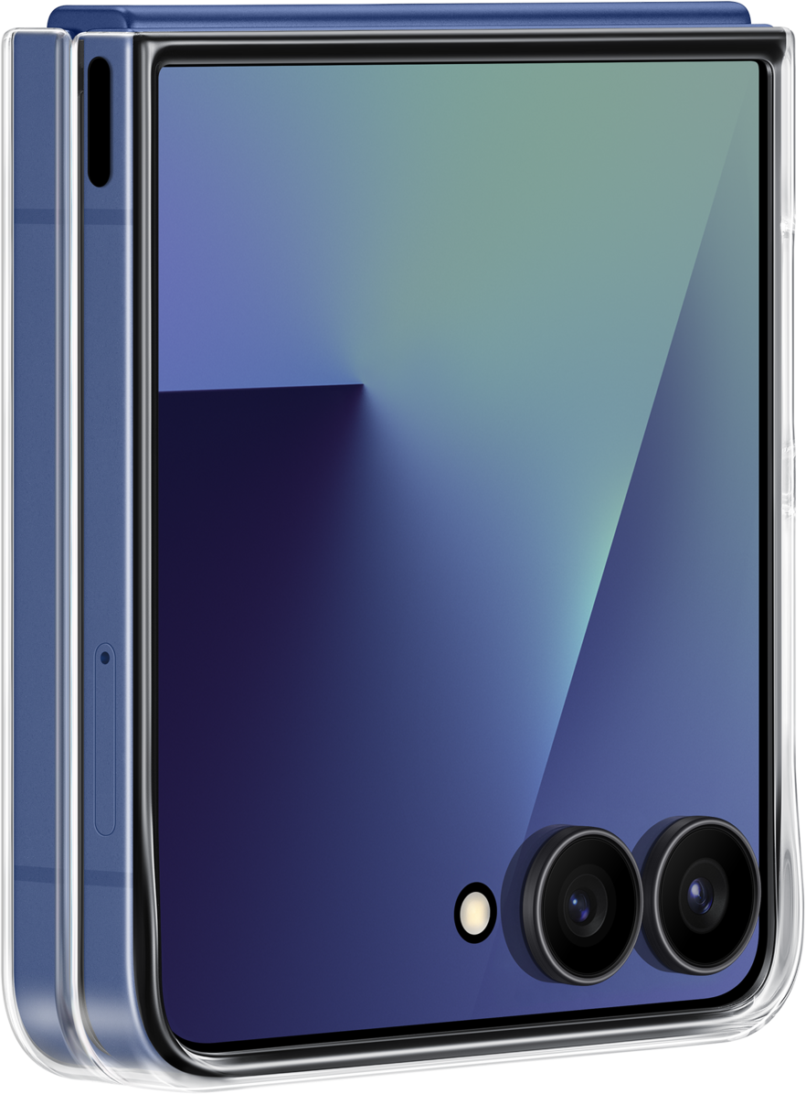 Hülle für Samsung Galaxy Z Flip7 F766, Clear Case, Transparent EF-AF766CTEGWW