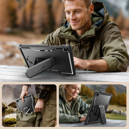 Hülle für Samsung Galaxy Tab A11+ / Tab A9+, Tech-Protect, Kevlar Pro, Schwarz