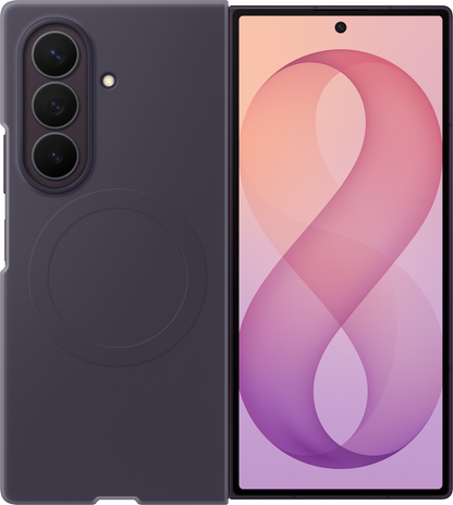 Hülle für Samsung Galaxy Z Fold8 Ultra F976, Silikon Magnet Case, Violett EF-EF976CVEGWW