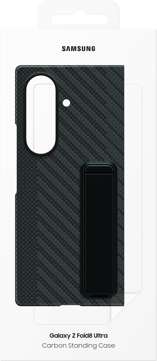 Hülle für Samsung Galaxy Z Fold8 Ultra F976, Carbon Standing, Schwarz EF-XF976SBEGWW