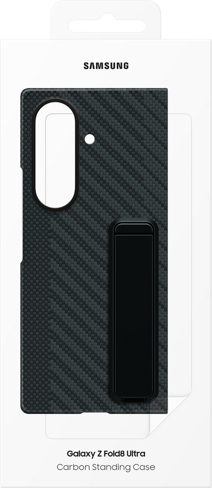 Hülle für Samsung Galaxy Z Fold8 Ultra F976, Carbon Standing, Schwarz EF-XF976SBEGWW