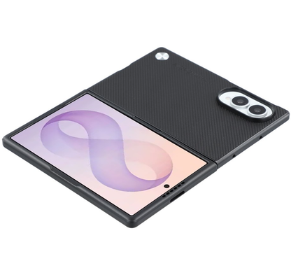 Hülle für Samsung Galaxy Z Fold8 F971, X-Level, Carbon, Schwarz