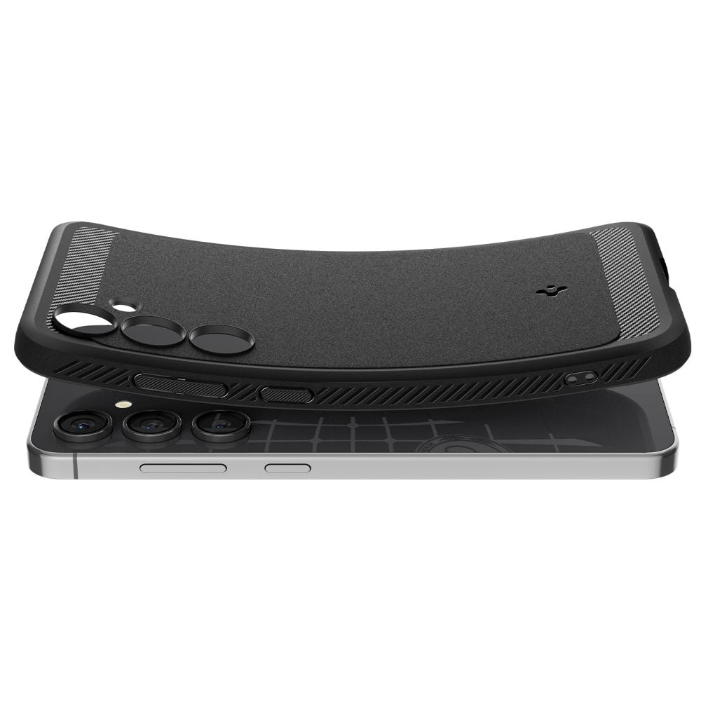 Case for Samsung Galaxy S24 FE S721, Spigen, Rugged Armor, Black ACS08578