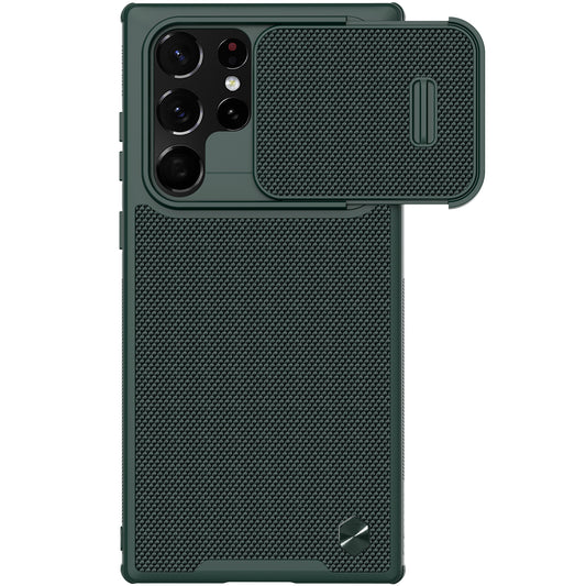 Case for Samsung Galaxy S22 Ultra 5G S908, Nillkin, Textured S, Green 