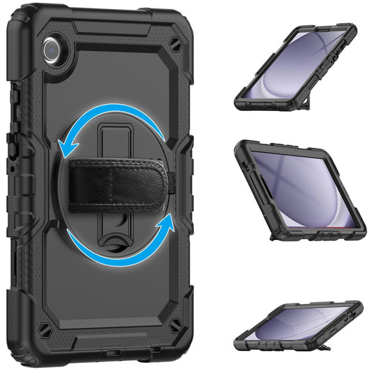 Hülle für Samsung Galaxy Tab A11 / Tab A9, Tech-Protect, Solid360, Schwarz