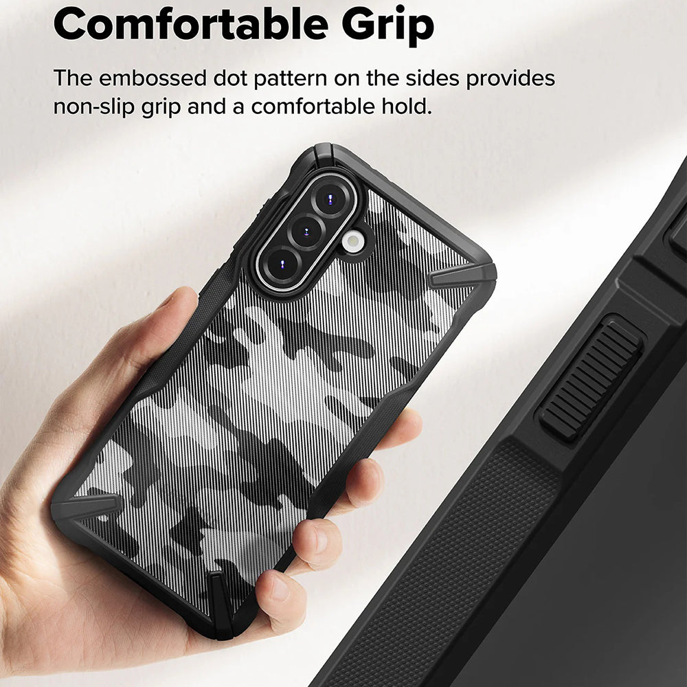 Hülle für Samsung Galaxy A56 A566 / A36 A366, Ringke, Fusion X Camo, Schwarz