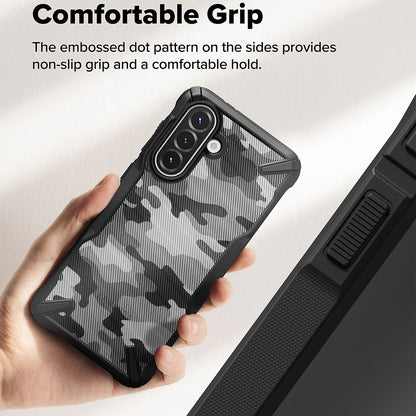 Hülle für Samsung Galaxy A56 A566 / A36 A366, Ringke, Fusion X Camo, Schwarz