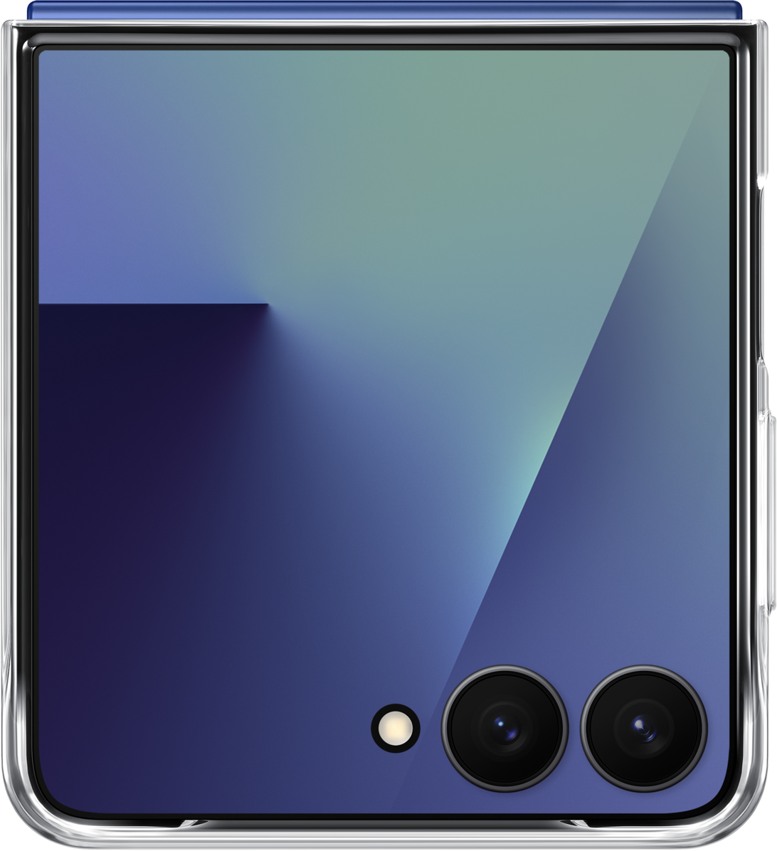 Hülle für Samsung Galaxy Z Flip7 F766, Clear Case, Transparent EF-AF766CTEGWW