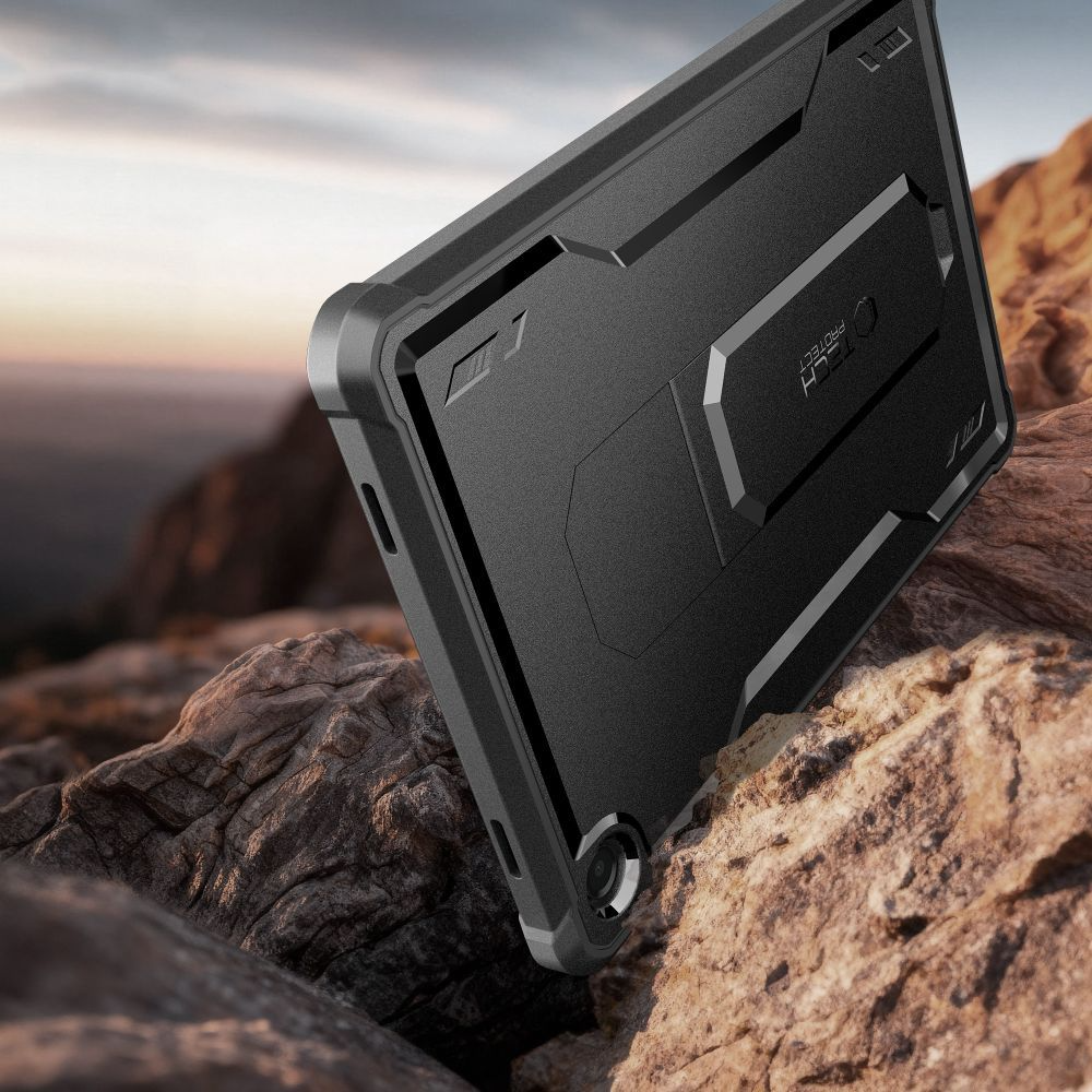 Hülle für Samsung Galaxy Tab A11+ / Tab A9+, Tech-Protect, Kevlar Pro, Schwarz