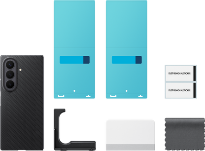 Hülle für Samsung Galaxy Z Fold8 Ultra F976, Carbon Magnet Case, Schwarz EF-KF976SBEGWW