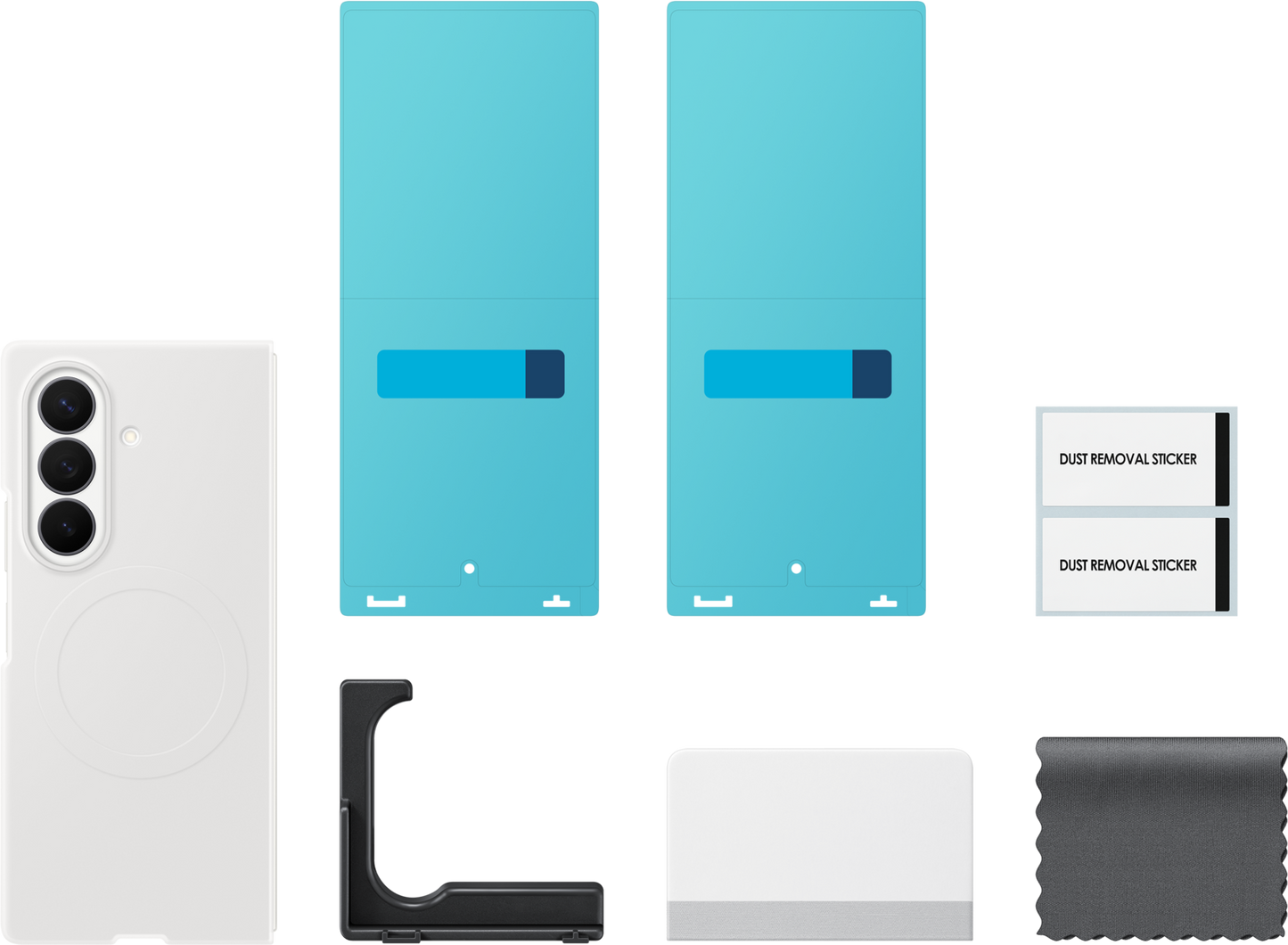 Hülle für Samsung Galaxy Z Fold8 Ultra F976, Silicone Magnet Case, Weiß EF-EF976CWEGWW