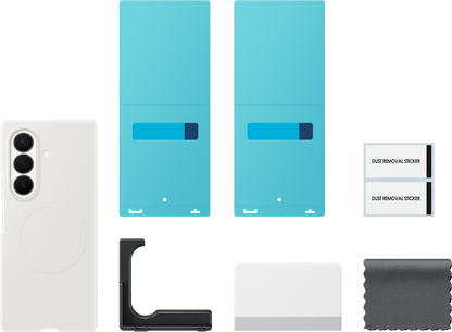 Hülle für Samsung Galaxy Z Fold8 Ultra F976, Silicone Magnet Case, Weiß EF-EF976CWEGWW