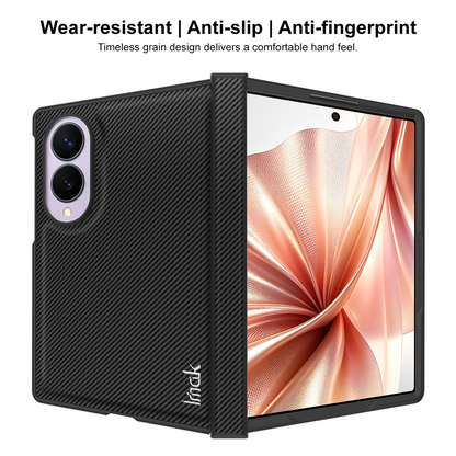 Hülle für Samsung Galaxy Z Fold8 F971, Imak, Carbon, Schwarz
