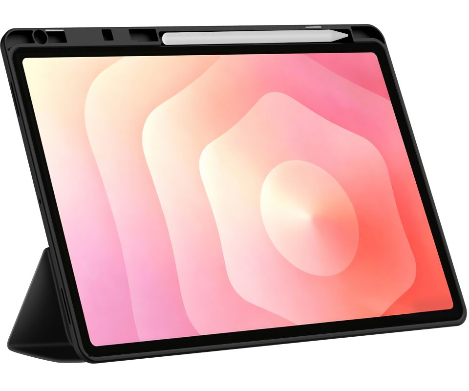 Hülle für Samsung Galaxy Tab S12 Plus, Tech-Protect, SC PEN, Schwarz