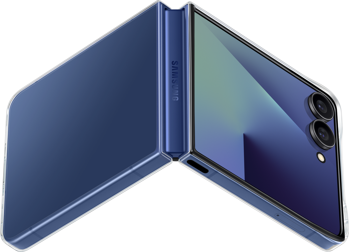 Hülle für Samsung Galaxy Z Flip7 F766, Clear Case, Transparent EF-AF766CTEGWW