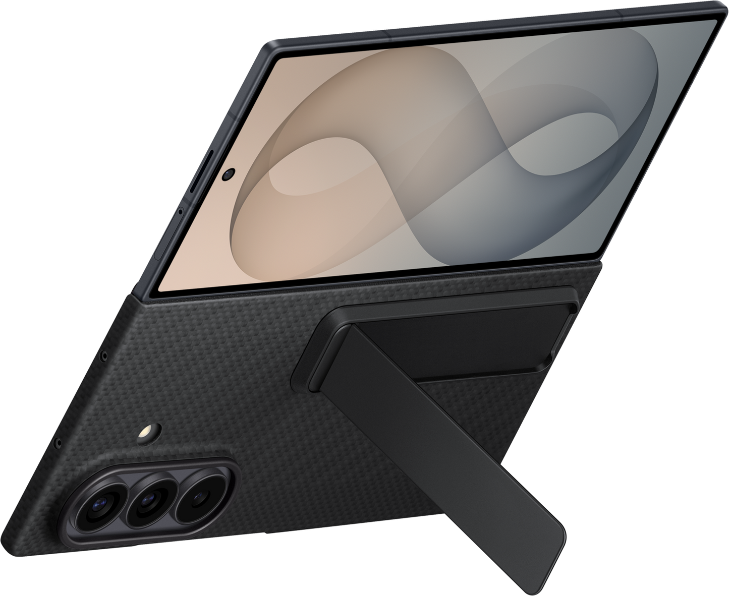 Hülle für Samsung Galaxy Z Fold8 Ultra F976, Carbon Standing, Schwarz EF-XF976SBEGWW