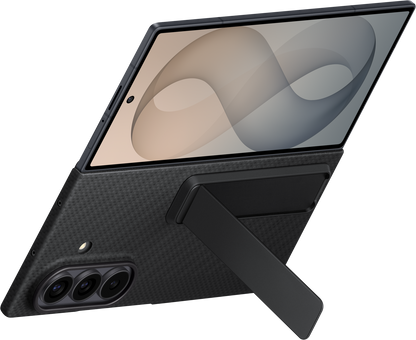 Hülle für Samsung Galaxy Z Fold8 Ultra F976, Carbon Standing, Schwarz EF-XF976SBEGWW