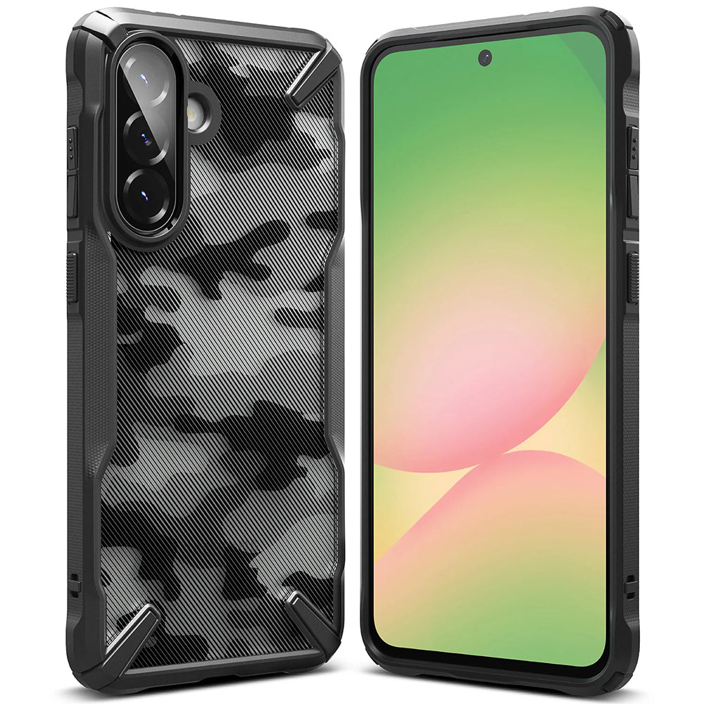 Hülle für Samsung Galaxy A56 A566 / A36 A366, Ringke, Fusion X Camo, Schwarz