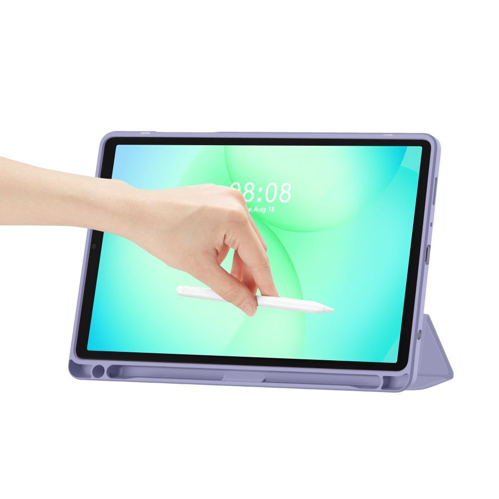 Hülle für Samsung Galaxy Tab A11+ / Tab A9+, Tech-Protect, SC PEN Hybrid, Violett
