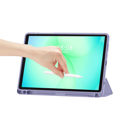 Hülle für Samsung Galaxy Tab A11+ / Tab A9+, Tech-Protect, SC PEN Hybrid, Violett