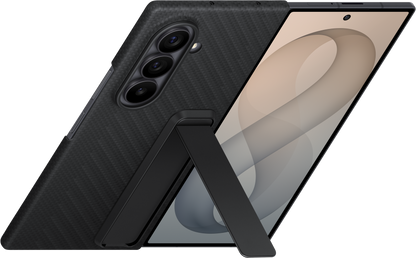 Hülle für Samsung Galaxy Z Fold8 Ultra F976, Carbon Standing, Schwarz EF-XF976SBEGWW