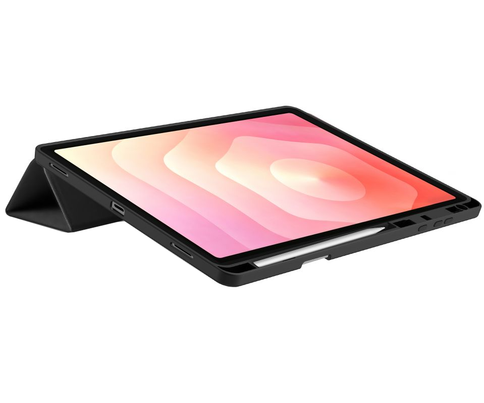 Hülle für Samsung Galaxy Tab S12 Plus, Tech-Protect, SC PEN, Schwarz