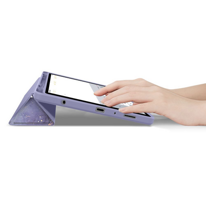 Hülle für Samsung Galaxy Tab A11+ / Tab A9+, Tech-Protect, SC PEN Hybrid, Violett