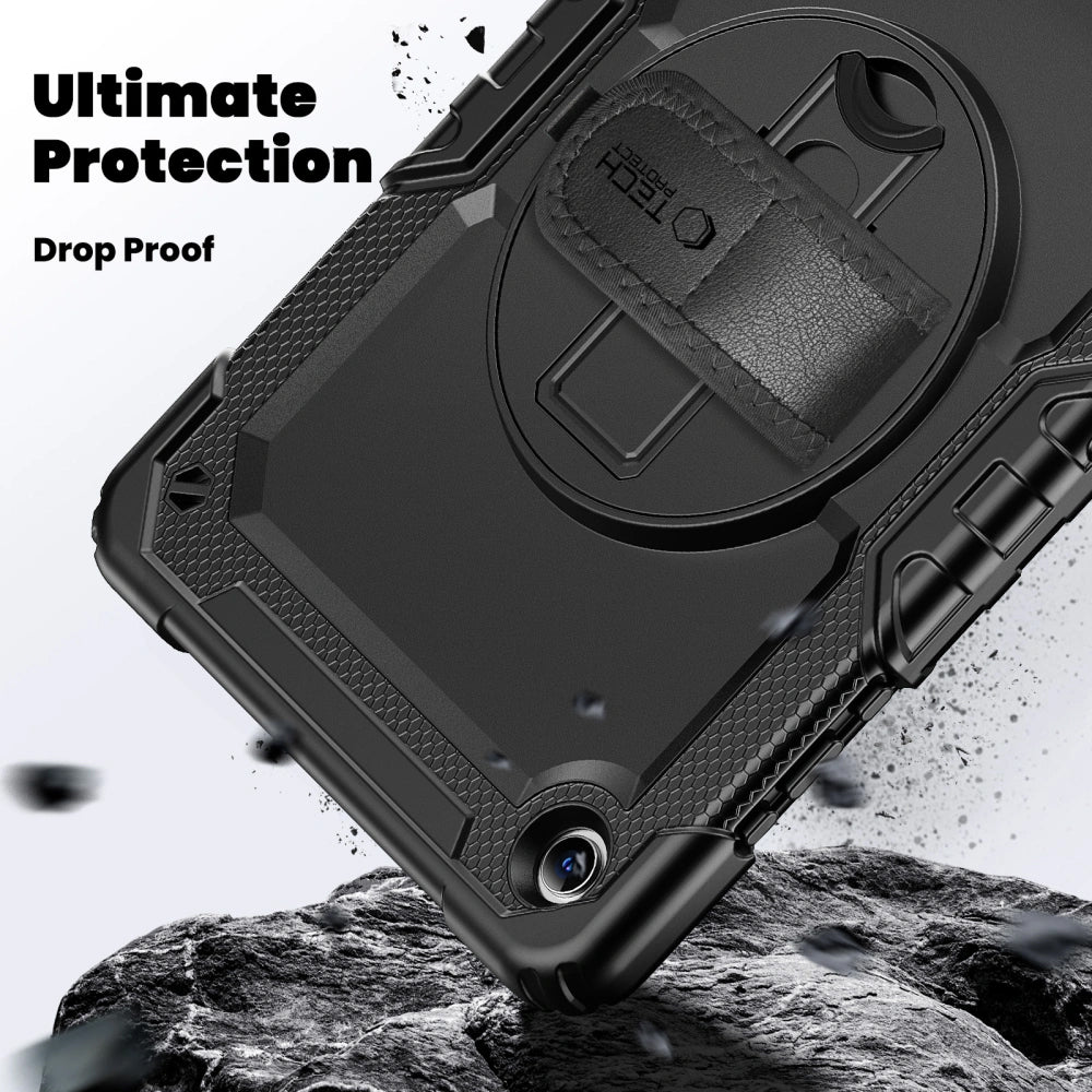 Hülle für Samsung Galaxy Tab A11+ / Tab A9+, Tech-Protect, Solid, Schwarz