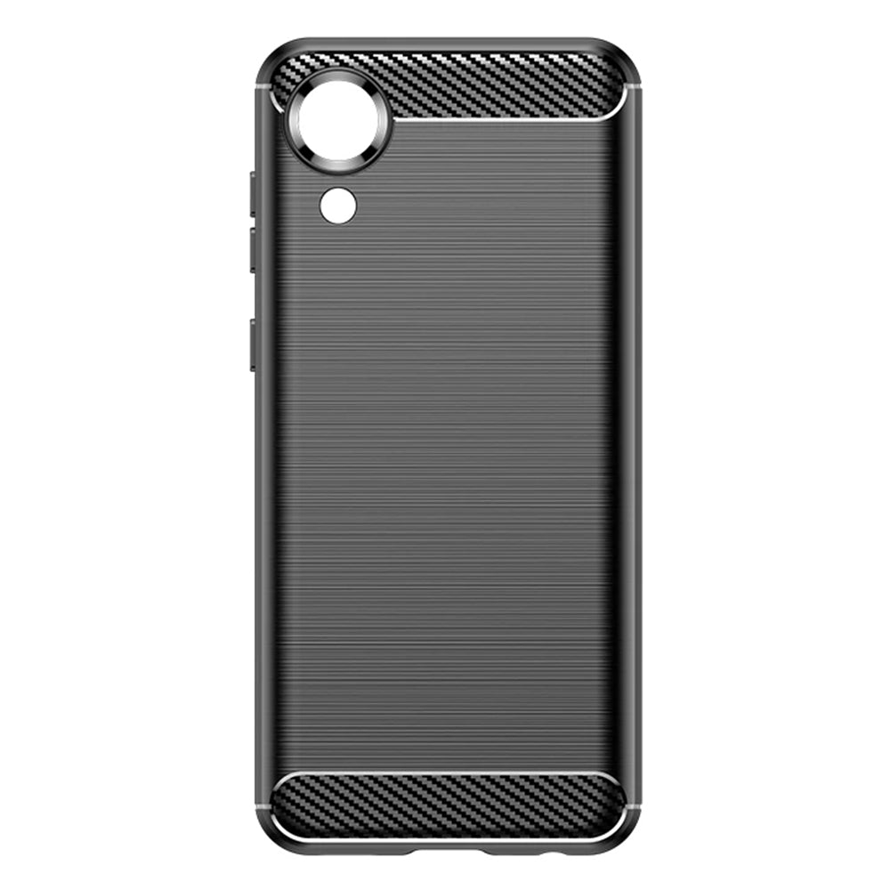 Hülle für Samsung Galaxy A03 Core A032, Techsuit, Carbon, Schwarz
