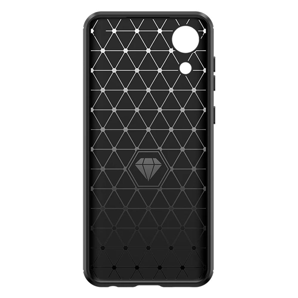 Hülle für Samsung Galaxy A03 Core A032, Techsuit, Carbon, Schwarz