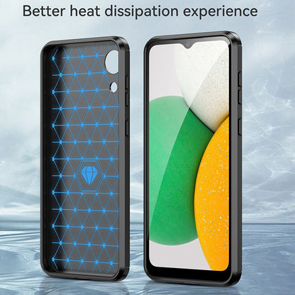 Hülle für Samsung Galaxy A03 Core A032, Techsuit, Carbon, Schwarz