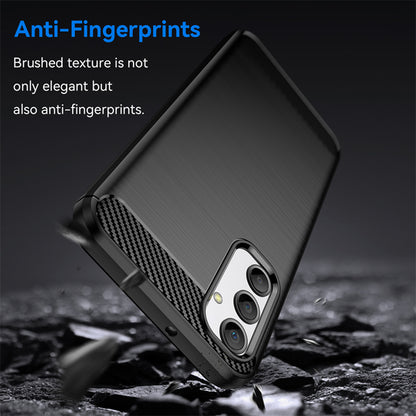 Hülle für Samsung Galaxy A05s A057, Techsuit, Carbon, Schwarz