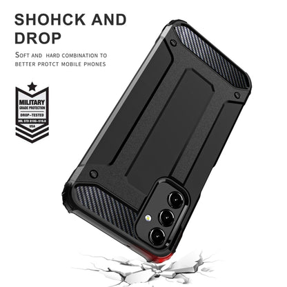Hülle für Samsung Galaxy A05s A057, Techsuit, Hybrid Armor, Schwarz