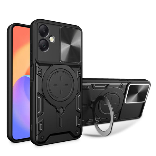 Hülle für Samsung Galaxy A06 A065, Techsuit, CamGuard Pro, Schwarz