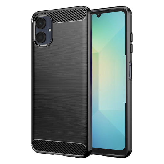 Case for Samsung Galaxy A06 A065, Techsuit, Carbon, Black
