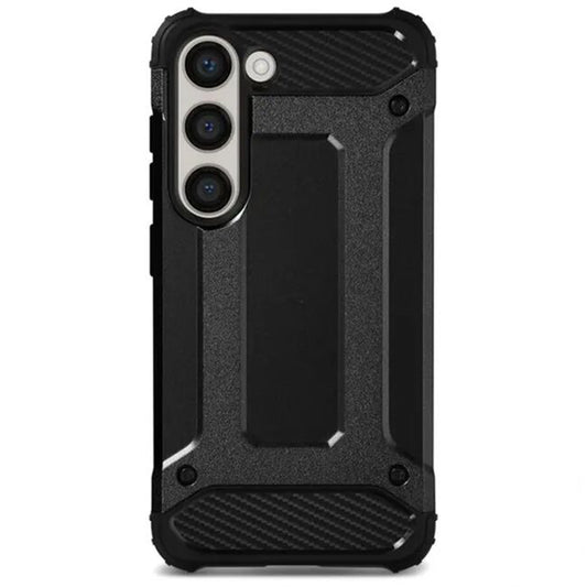 Hülle für Samsung Galaxy A06 A065, Techsuit, Hybrid Armor, Schwarz