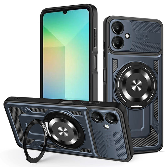 Hülle für Samsung Galaxy A06 A065, Techsuit, RuggedCam, Blau