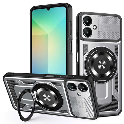 Hülle für Samsung Galaxy A06 A065, Techsuit, RuggedCam, Grau